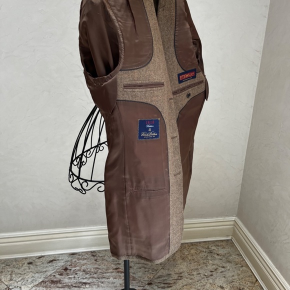 Brooks Brothers Men's Mens Brown Wool/Cashmere Blazer Jacket 38R Three 3 Buttons - Picture 12 of 16